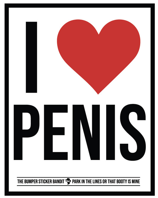 I love penis Eggshell (15 pack)